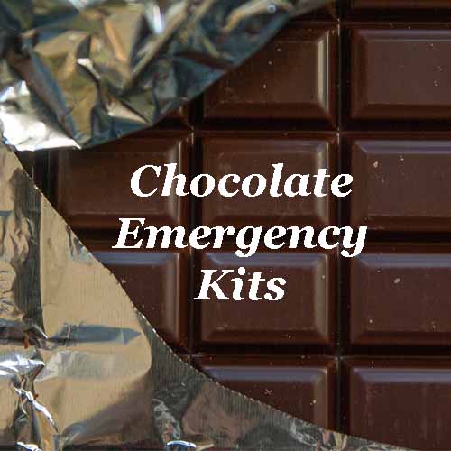 Chocolate emergency kits