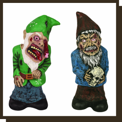 zombie gnome lawn ornaments