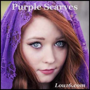 Purple scarves women love and want