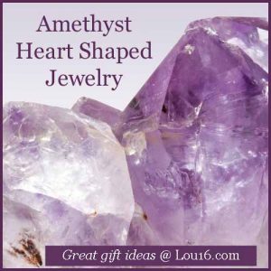 amethyst heart shaped jewelry 