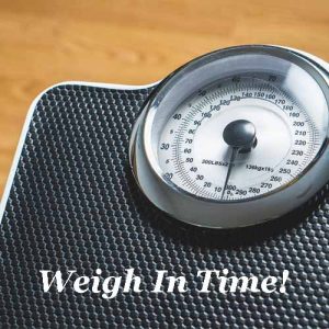 weigh in time - great weight loss