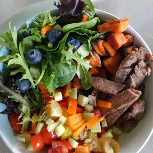 beef salad bowl