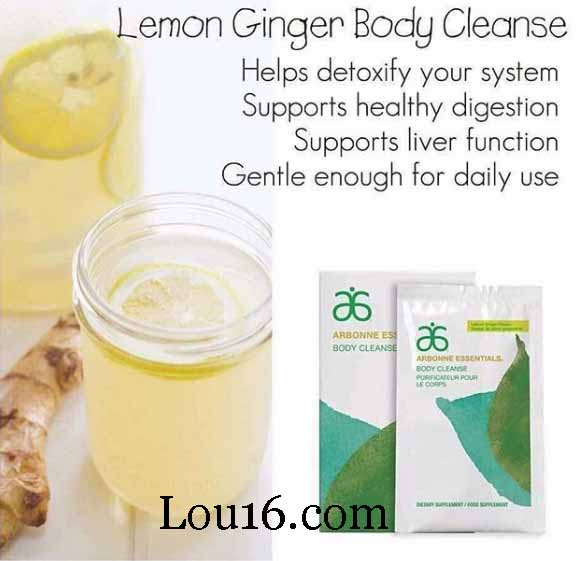 lemon ginger body cleanse